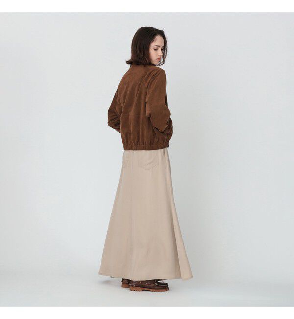 BEAMS SELECTION for WOMEN「《追加予約》【別注】TICCA / ウルトラ スエード ブルゾン」|ブルゾン・スタジャン|