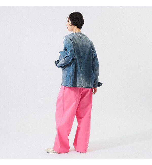 BEAMS SELECTION for WOMEN「【別注】Gramicci for BEAMS BOY / 2プリーツ ワイドパンツ」|チノ|
