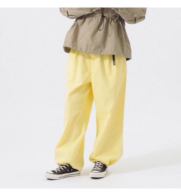 BEAMS SELECTION for WOMEN「【別注】Gramicci for BEAMS BOY / 2プリーツ ワイドパンツ」|チノ|