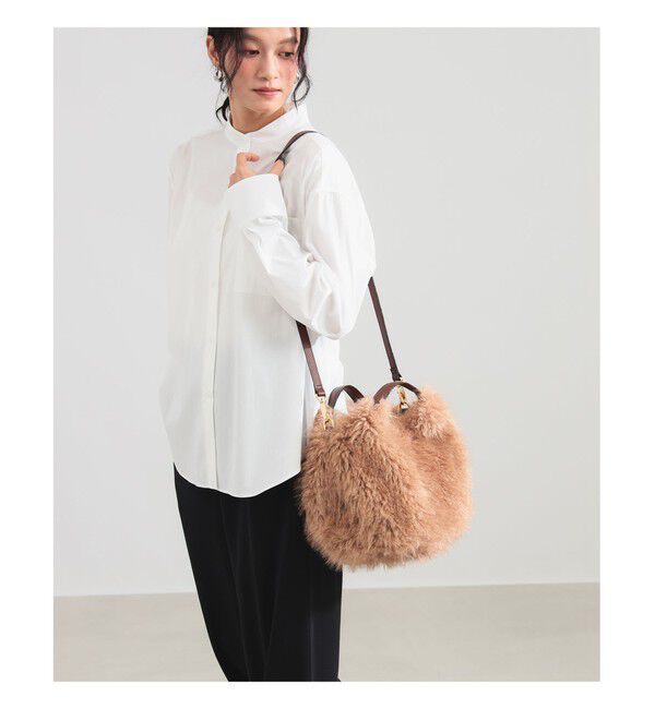 BEAMS SELECTION for WOMEN「VIOLAd&rsquo;ORO / ELMO エコファー バッグ」|トートバッグ|