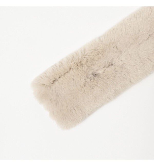 Demi-Luxe BEAMS 「リアル ラビットファー マフラー」|マフラー|