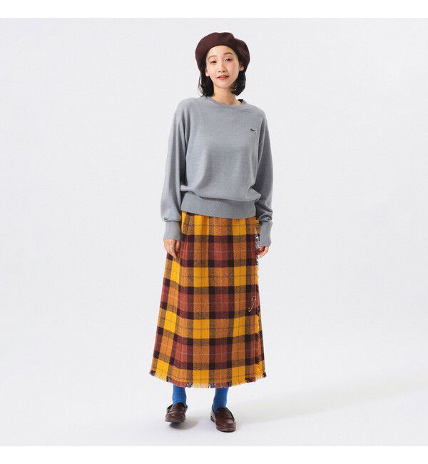 BEAMS SELECTION for WOMEN「【別注】LACOSTE for BEAMS BOY / クルー ネック ニット」|ニット・セーター|