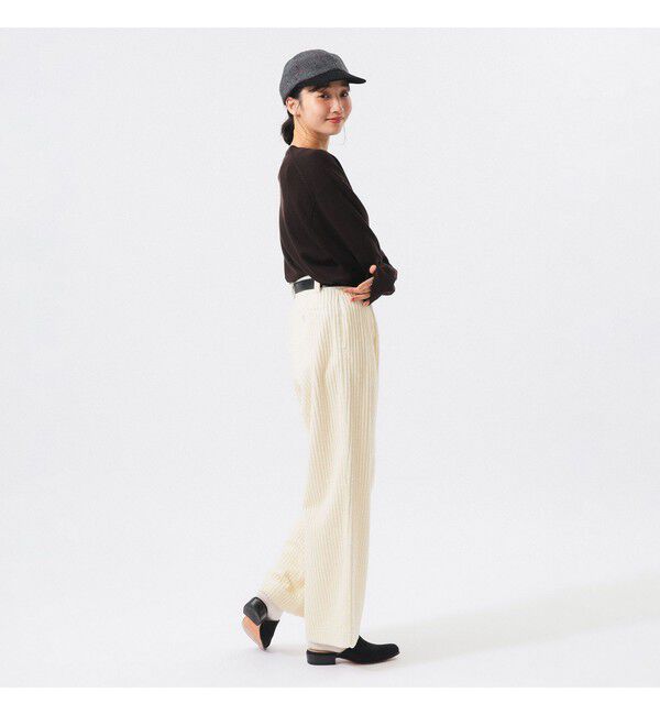 BEAMS SELECTION for WOMEN「【別注】LACOSTE for BEAMS BOY / クルー ネック ニット」|ニット・セーター|