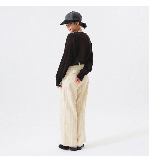BEAMS SELECTION for WOMEN「【別注】LACOSTE for BEAMS BOY / クルー ネック ニット」|ニット・セーター|