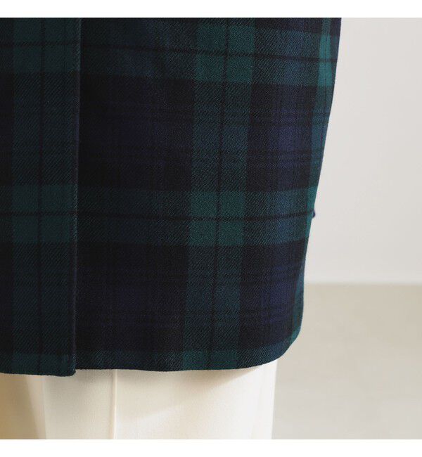 BEAMS SELECTION for WOMEN「MACKINTOSH / NEW HUMBIE ブラックウォッチ コート」|ダッフルコート|