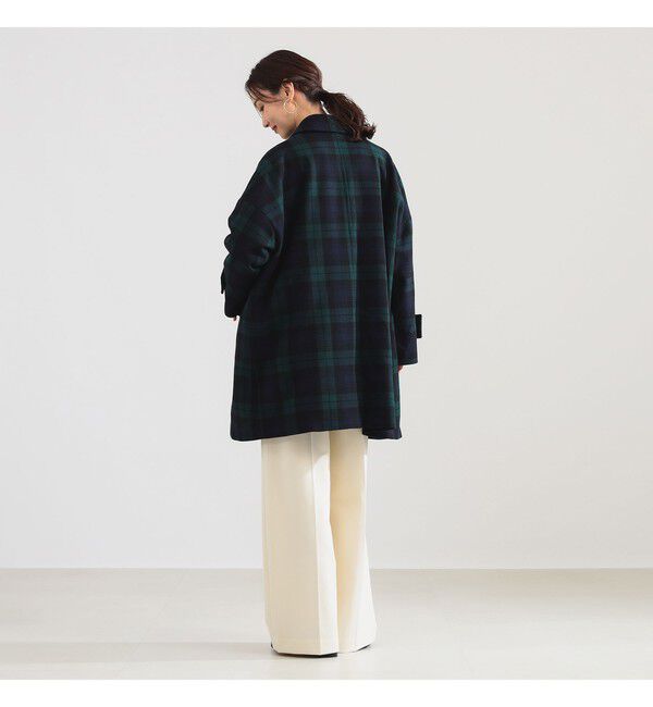 BEAMS SELECTION for WOMEN「MACKINTOSH / NEW HUMBIE ブラックウォッチ コート」|ダッフルコート|