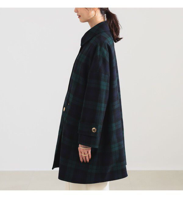 BEAMS SELECTION for WOMEN「MACKINTOSH / NEW HUMBIE ブラックウォッチ コート」|ダッフルコート|