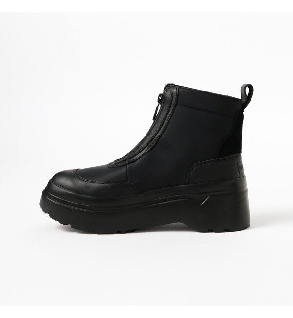 BEAMS SELECTION for WOMEN「【WEB限定】HUNTER / アンクル ジップ フラットフォームブーツ」|ロングブーツ|