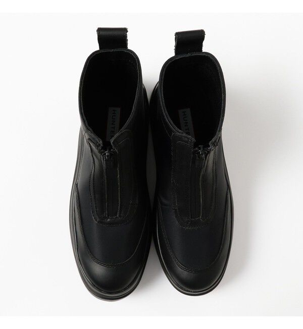 BEAMS SELECTION for WOMEN「【WEB限定】HUNTER / アンクル ジップ フラットフォームブーツ」|ロングブーツ|