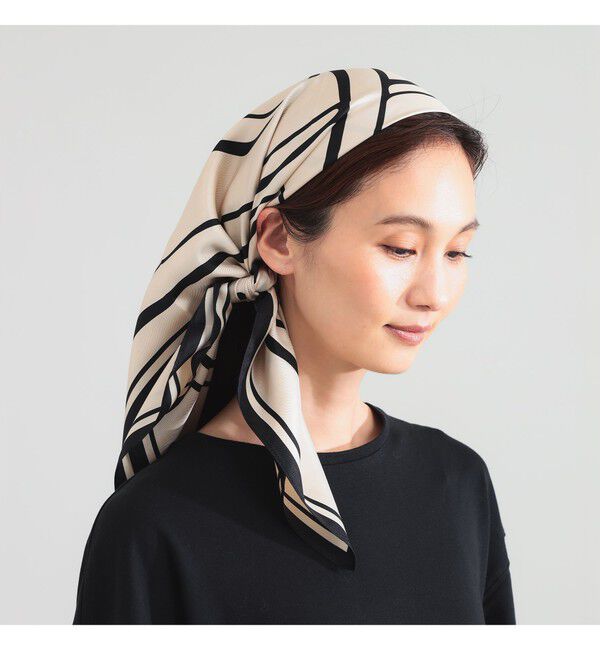BEAMS SELECTION for WOMEN「lescarf / モノグラム スカーフ」|ストール|