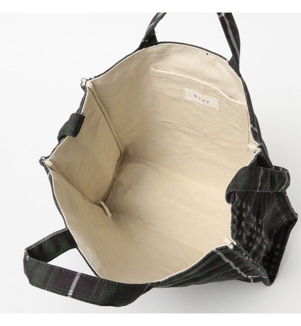 BEAMS SELECTION for WOMEN「【別注】beej &times; Ray BEAMS / Tartan Check Box Bag」|トートバッグ|