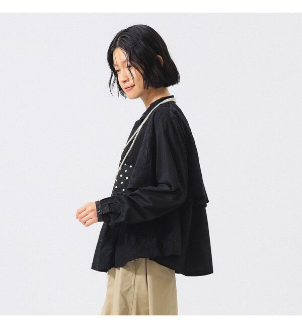 BEAMSBOY「【別注】TORI-TO &times; BEAMS BOY / レイヤード シャツ」|シャツ・ブラウス|