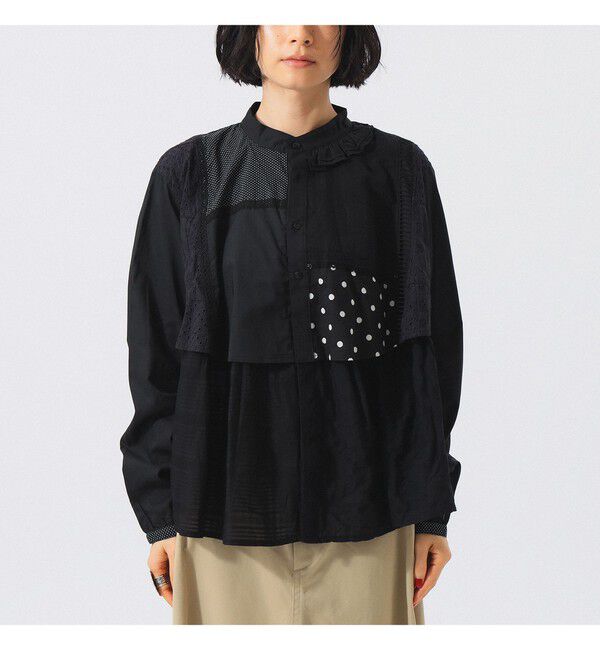 BEAMSBOY「【別注】TORI-TO &times; BEAMS BOY / レイヤード シャツ」|シャツ・ブラウス|