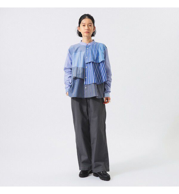 BEAMSBOY「【別注】TORI-TO &times; BEAMS BOY / レイヤード シャツ」|シャツ・ブラウス|