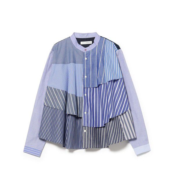 BEAMSBOY「【別注】TORI-TO &times; BEAMS BOY / レイヤード シャツ」|シャツ・ブラウス|