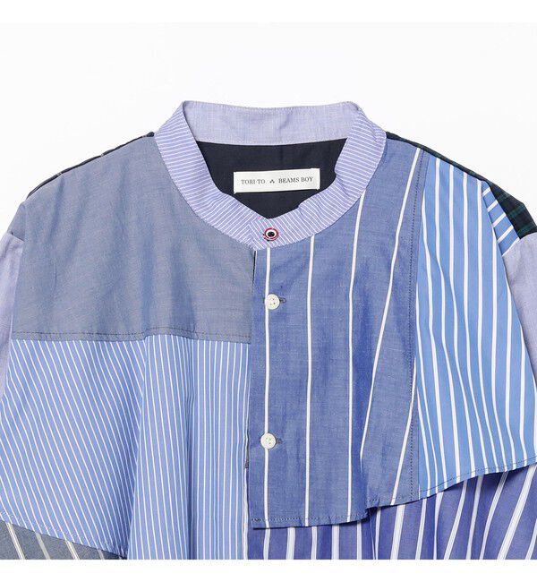 BEAMSBOY「【別注】TORI-TO &times; BEAMS BOY / レイヤード シャツ」|シャツ・ブラウス|
