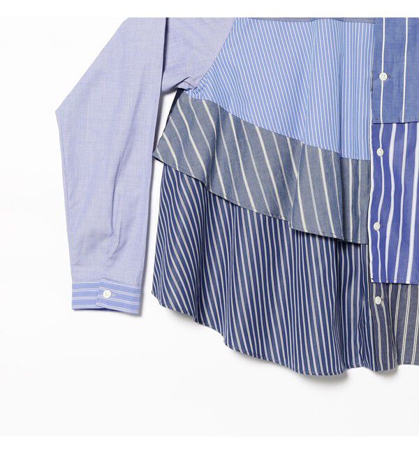 BEAMSBOY「【別注】TORI-TO &times; BEAMS BOY / レイヤード シャツ」|シャツ・ブラウス|