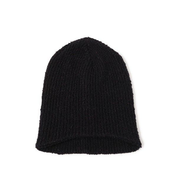 Demi-Luxe BEAMS 「〈WOMEN〉KIJIMA TAKAYUKI / コットン ロング ビーニー」|ニット帽|BLACK