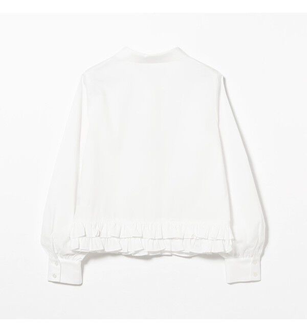 Ray BEAMS 「フリルヘム レギュラーカラー シャツ」|シャツ・ブラウス|