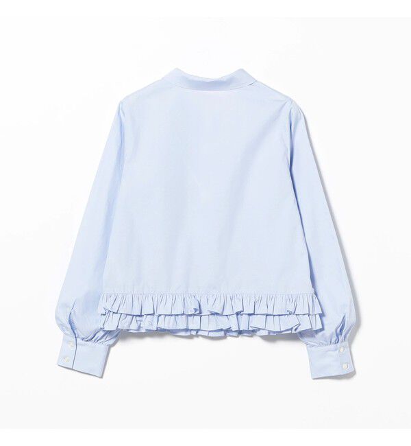 Ray BEAMS 「フリルヘム レギュラーカラー シャツ」|シャツ・ブラウス|