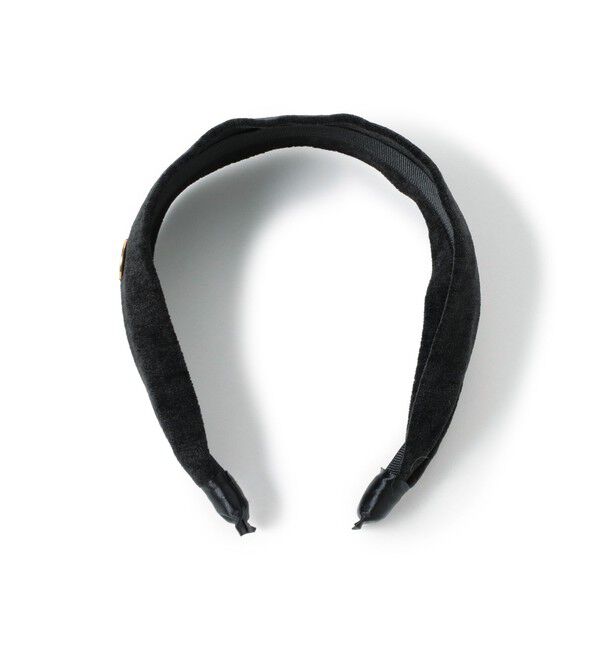 BEAMS SELECTION for WOMEN「TRESSE / ワイド ワーム カチューシャ」|その他|BLACK
