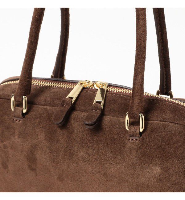 Demi-Luxe BEAMS 「CHRISTIAN VILLA / スエード ボストン ショルダーバッグ」|トートバッグ|