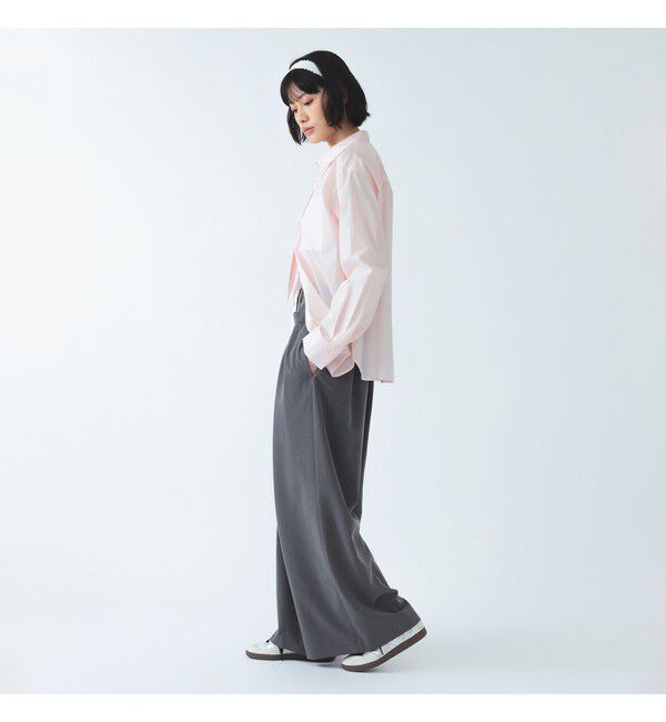 Ray BEAMS 「ネクタイ セット ビッグシャツ」|シャツ・ブラウス|