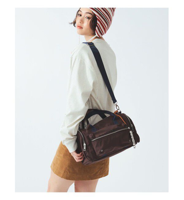 BEAMS SELECTION for WOMEN「【別注】CONTROL FREAK / ミリタリー チャーム ボストン バッグ」|ボストンバッグ|