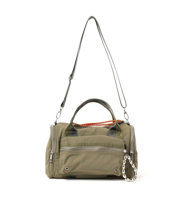 BEAMS SELECTION for WOMEN「【別注】CONTROL FREAK / ミリタリー チャーム ボストン バッグ」|ボストンバッグ|