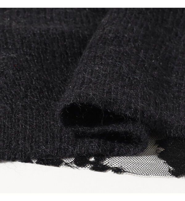BEAMS SELECTION for WOMEN「maturely / レース クルー アンド ボレロ」|ニット・セーター|
