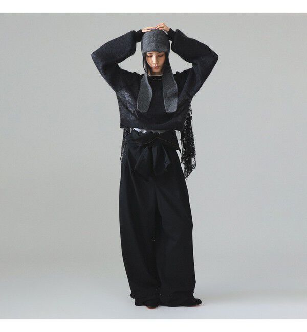 BEAMS SELECTION for WOMEN「maturely / レース クルー アンド ボレロ」|ニット・セーター|