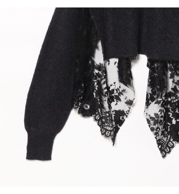 BEAMS SELECTION for WOMEN「maturely / レース クルー アンド ボレロ」|ニット・セーター|