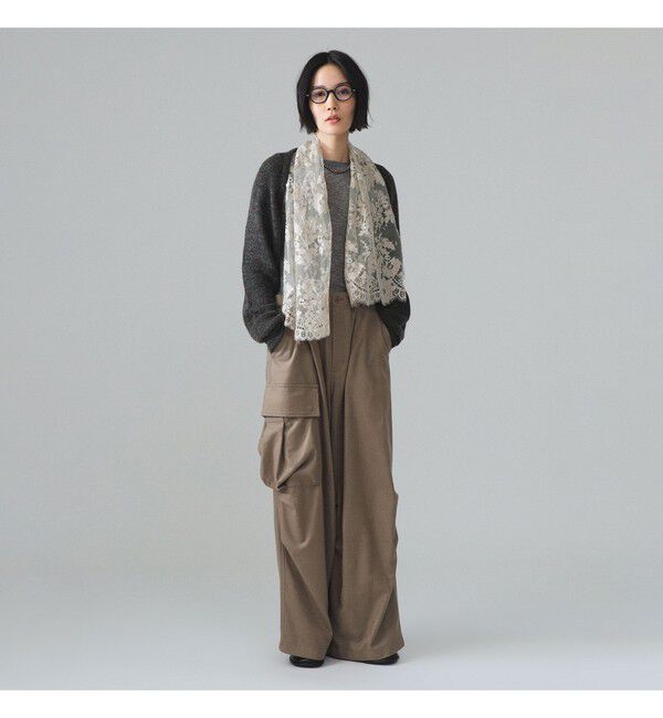 BEAMS SELECTION for WOMEN「maturely / レース クルー アンド ボレロ」|ニット・セーター|