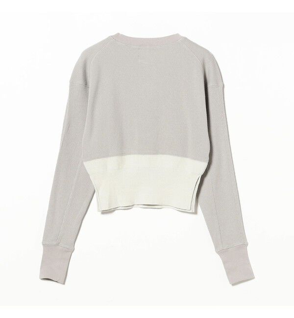 BEAMS SELECTION for WOMEN「maturely / サーマル ヘンリー ロングスリーブ Tシャツ」|Tシャツ・カットソー|