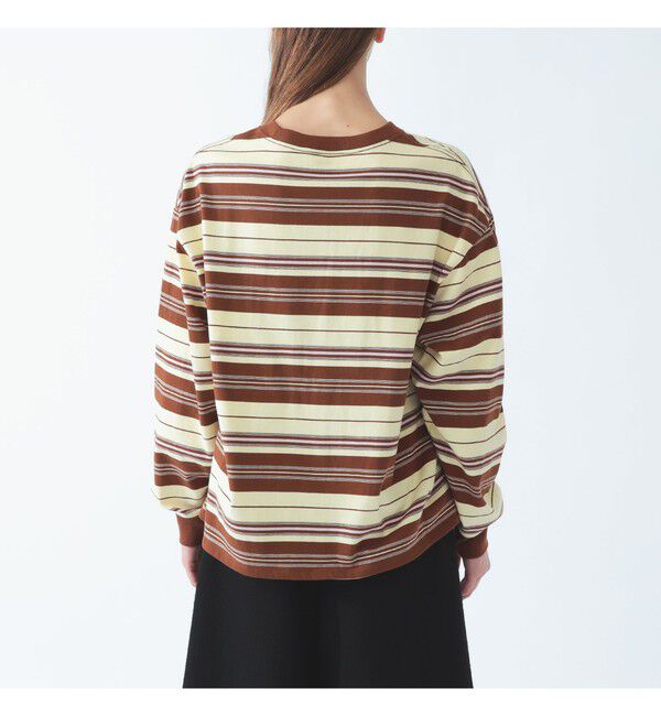 Ray BEAMS 「マルチボーダー ビッグ Tシャツ」|Tシャツ・カットソー|