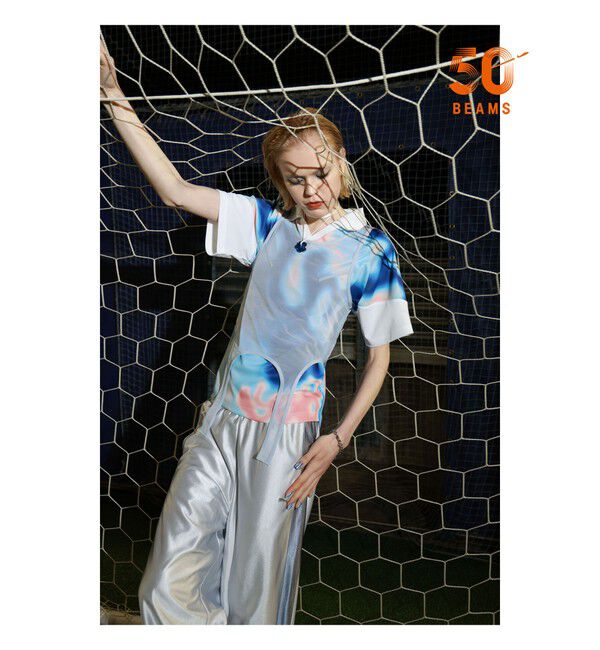 BEAMS SELECTION for WOMEN「【別注】PUMA &times; Ray BEAMS / PHOTO GRAPHIC GAME SHIRT」|Tシャツ・カットソー|WHITE