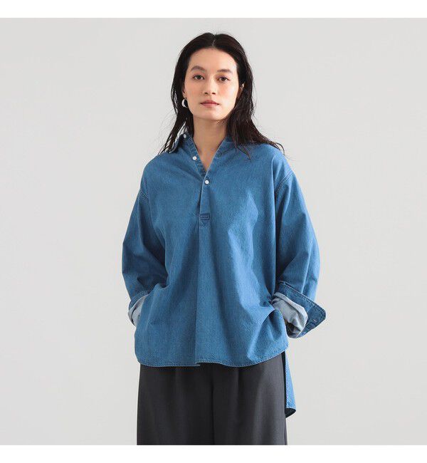 BEAMS SELECTION for WOMEN「TICCA / デニム チュニック」|シャツ・ブラウス|