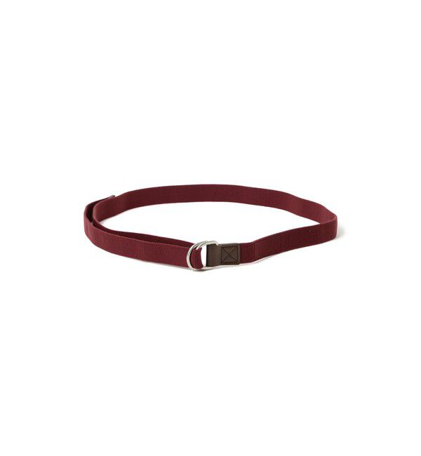 BEAMS SELECTION for WOMEN「【別注】GEVAERT BANDWEVERIJ / 25mm ソリッド ベルト」|ベルト|BURGUNDY