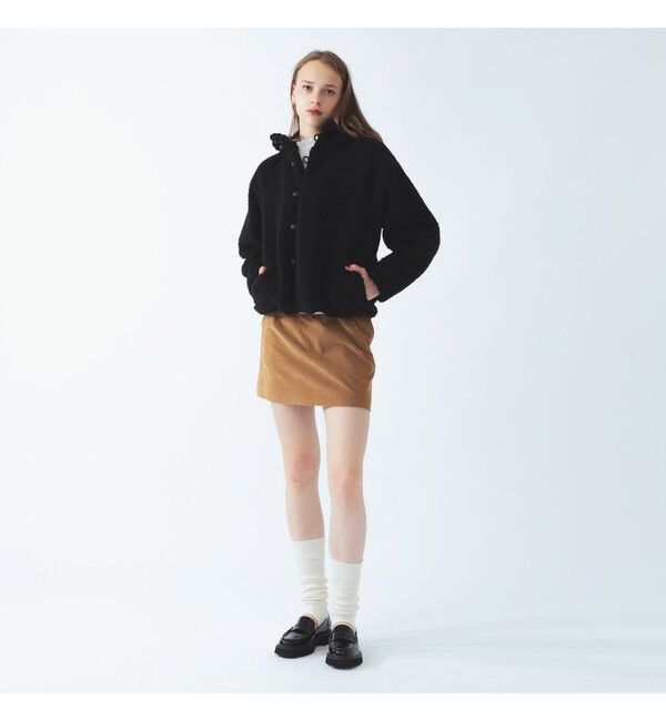 BEAMS SELECTION for WOMEN「【別注】Gymphlex &times; Ray BEAMS / ボア ボタン ジャケット」|ブルゾン・スタジャン|