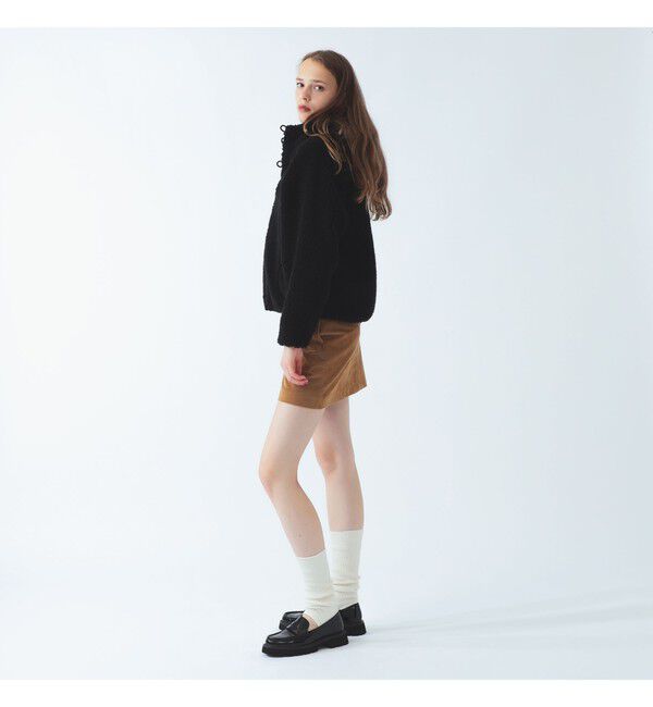 BEAMS SELECTION for WOMEN「【別注】Gymphlex &times; Ray BEAMS / ボア ボタン ジャケット」|ブルゾン・スタジャン|