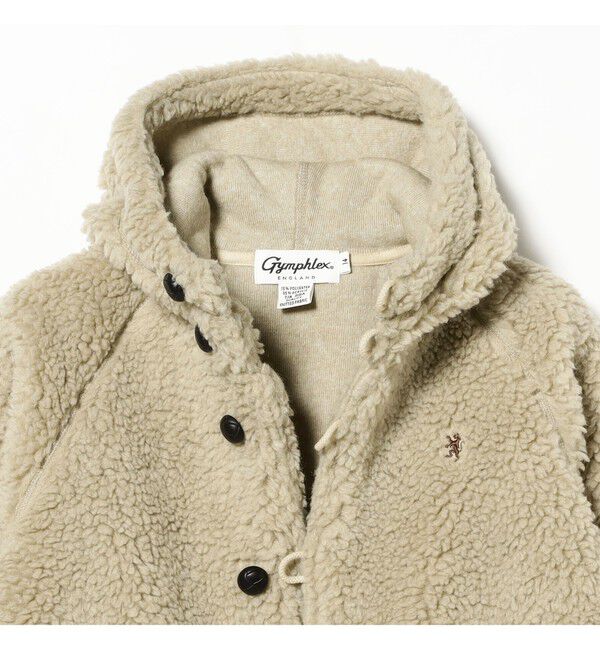 BEAMS SELECTION for WOMEN「【別注】Gymphlex &times; Ray BEAMS / ボア ボタン ジャケット」|ブルゾン・スタジャン|