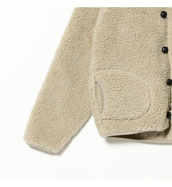 BEAMS SELECTION for WOMEN「【別注】Gymphlex &times; Ray BEAMS / ボア ボタン ジャケット」|ブルゾン・スタジャン|