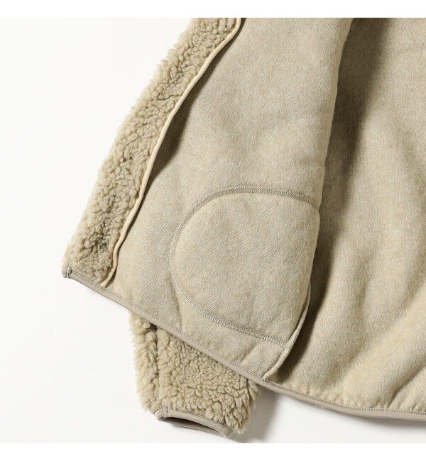 BEAMS SELECTION for WOMEN「【別注】Gymphlex &times; Ray BEAMS / ボア ボタン ジャケット」|ブルゾン・スタジャン|