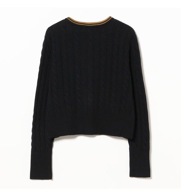 BEAMS SELECTION for WOMEN「【別注】FRED PERRY &times; Ray BEAMS / ケーブル ニット カーディガン　〈26AW 寒暖差対策 着回し 〉」|カーディガン|