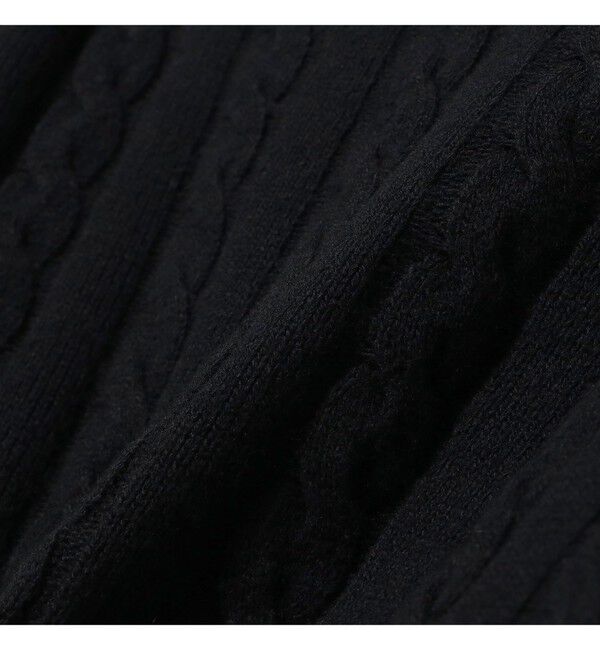 BEAMS SELECTION for WOMEN「【別注】FRED PERRY &times; Ray BEAMS / ケーブル ニット カーディガン　〈26AW 寒暖差対策 着回し 〉」|カーディガン|
