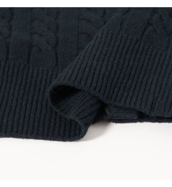 BEAMS SELECTION for WOMEN「【別注】FRED PERRY &times; Ray BEAMS / ケーブル ニット カーディガン　〈26AW 寒暖差対策 着回し 〉」|カーディガン|