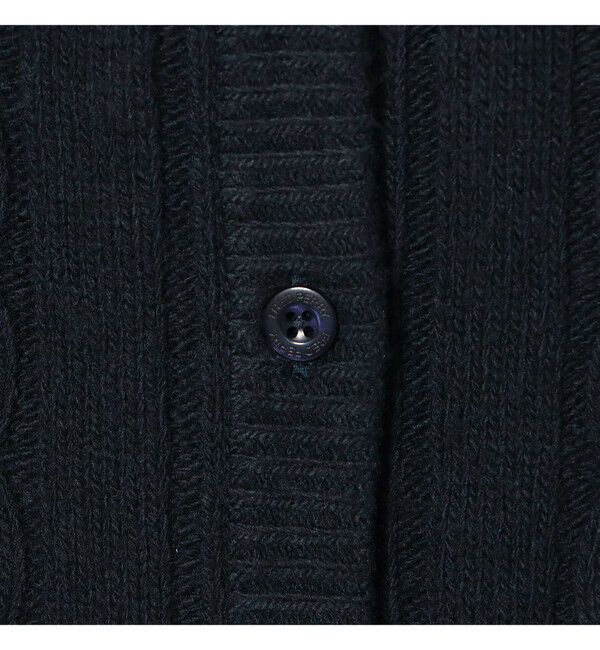 BEAMS SELECTION for WOMEN「【別注】FRED PERRY &times; Ray BEAMS / ケーブル ニット カーディガン　〈26AW 寒暖差対策 着回し 〉」|カーディガン|