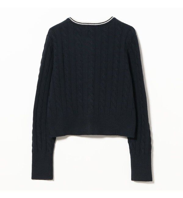 BEAMS SELECTION for WOMEN「【別注】FRED PERRY &times; Ray BEAMS / ケーブル ニット カーディガン　〈26AW 寒暖差対策 着回し 〉」|カーディガン|