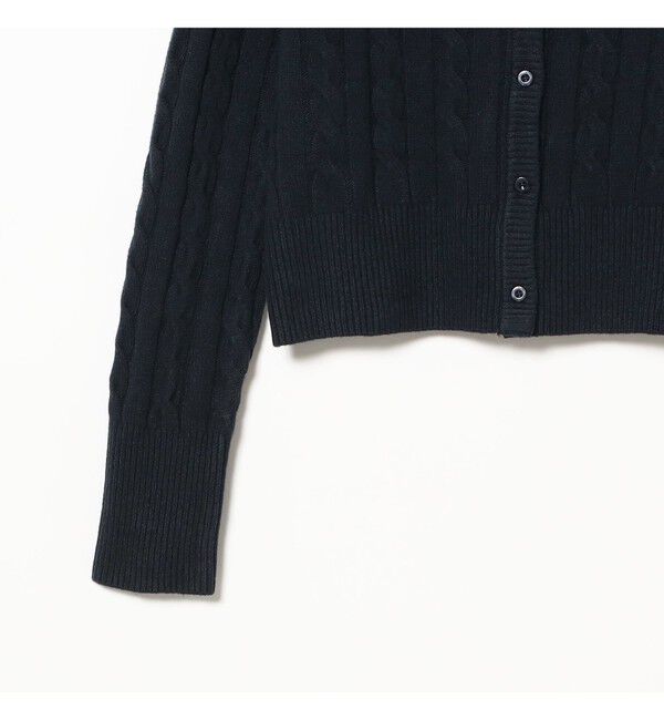 BEAMS SELECTION for WOMEN「【別注】FRED PERRY &times; Ray BEAMS / ケーブル ニット カーディガン　〈26AW 寒暖差対策 着回し 〉」|カーディガン|