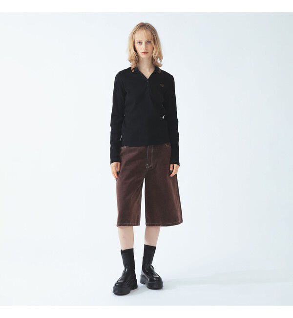 BEAMS SELECTION for WOMEN「【別注】FRED PERRY / リブ ポロシャツ」|ポロシャツ|